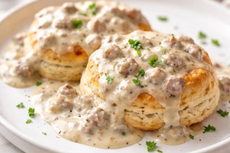 Southern Style Biscuits and Gravy