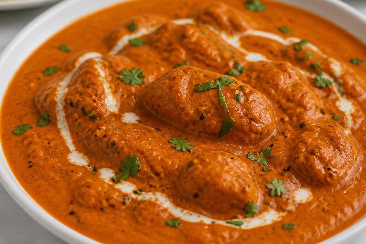 Butter Chicken (Murgh Makhani), freshly prepared