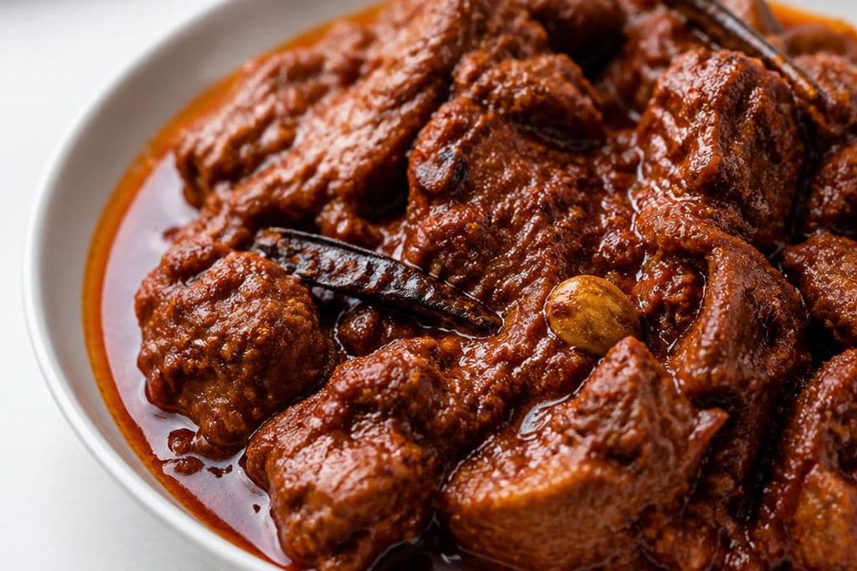 Goan-Style Lamb Vindaloo, freshly prepared