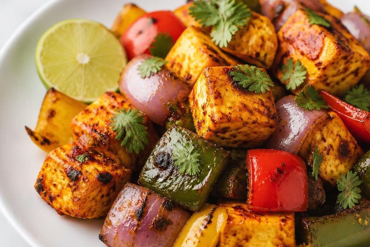 Paneer Tikka, freshly prepared