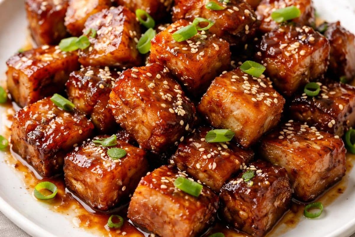 Korean BBQ Pork Belly Bites – featured image