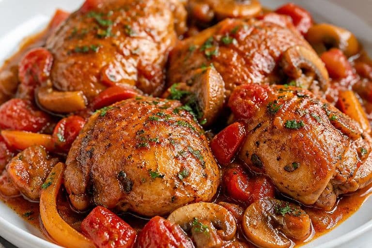 Chicken Cacciatore (Pollo alla Cacciatora)