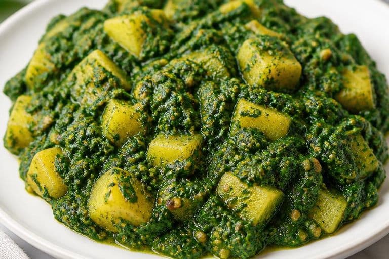 Saag Aloo (Spinach & Potato Curry)