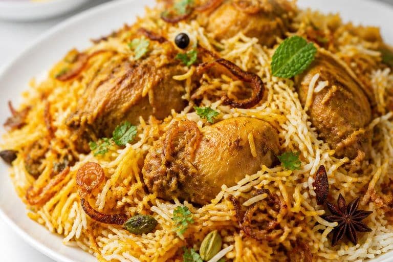 Classic Chicken Biryani (Dum Style)