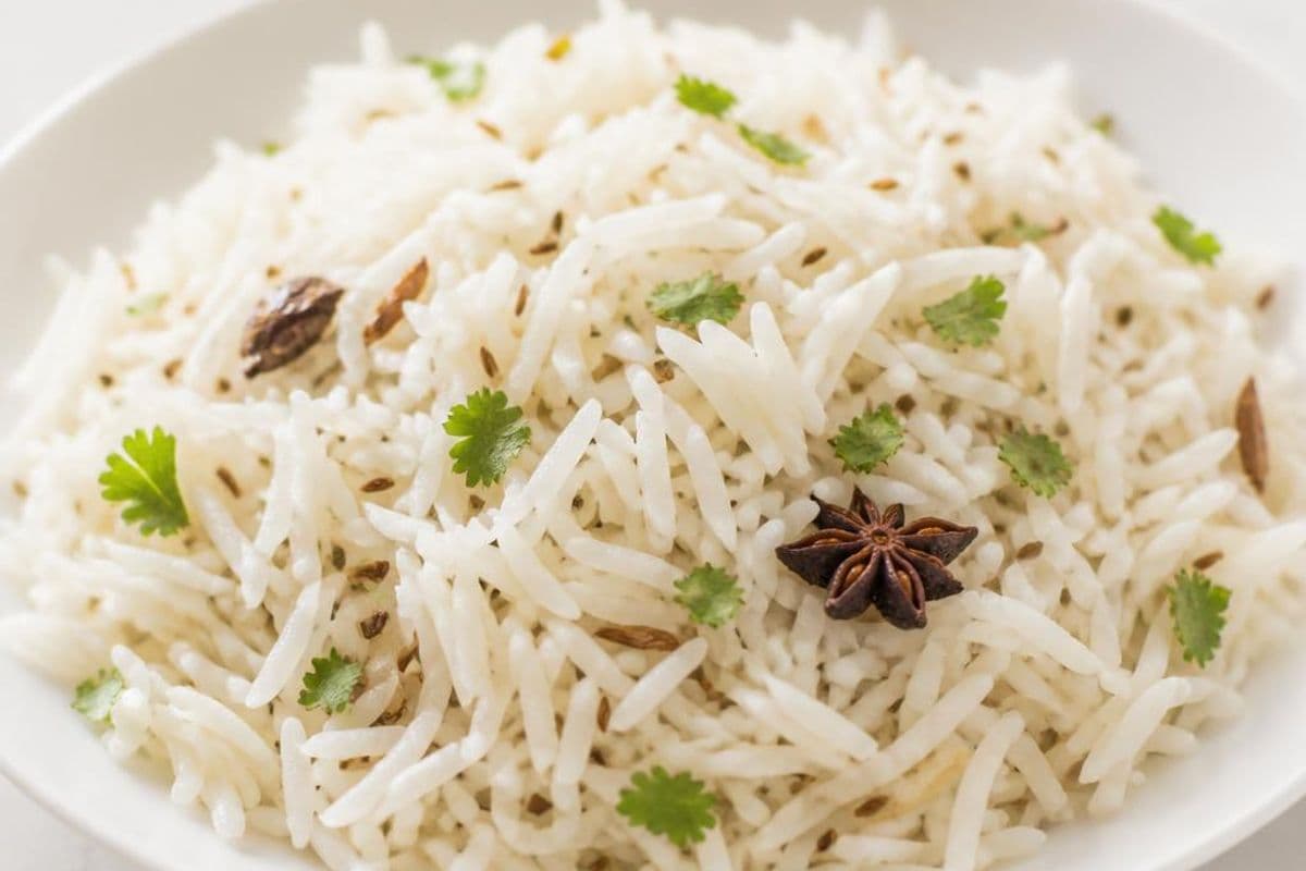 Jeera Rice, freshly prepared