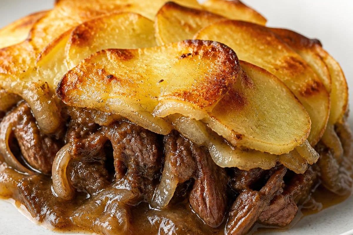 Classic Lancashire Hotpot, freshly prepared