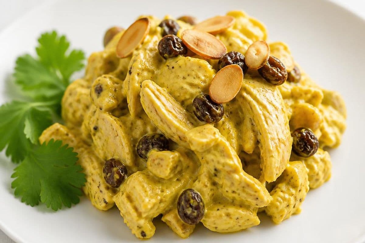 Coronation Chicken, freshly prepared