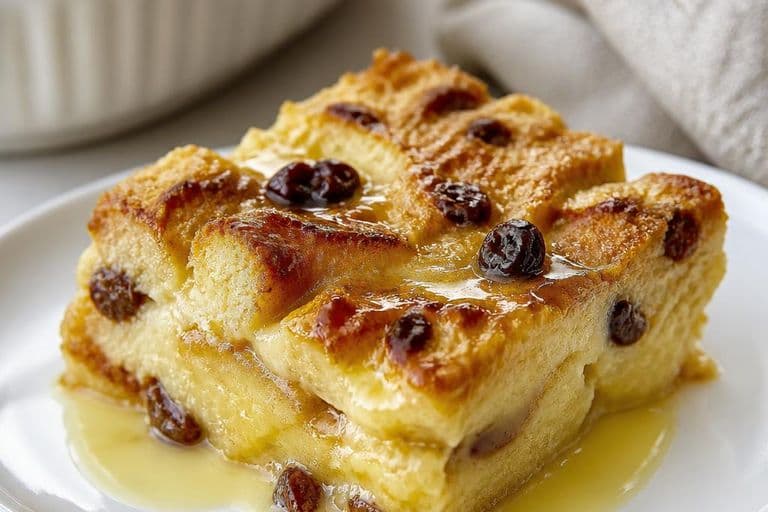 Classic British Bread and Butter Pudding