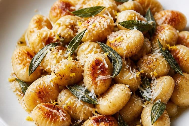 Gnocchi with Brown Sage Butter