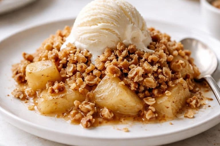 Autumn Bramley Apple Crumble